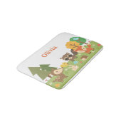 Mooie bosdieren kinderkamer decor badmat (Gekanteld)