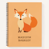 Mooie bosdieren van Fox Kid Notitieboek (Voorkant)