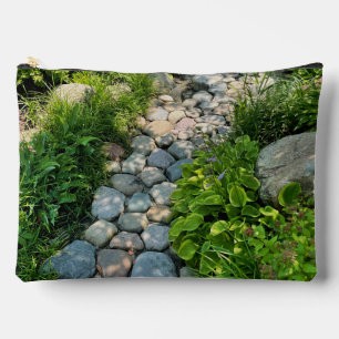 Mooie bosfoto zonovergoten bomen fotosjabloon etui