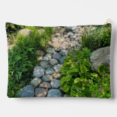 Mooie bosfoto zonovergoten bomen fotosjabloon etui (Achterkant)