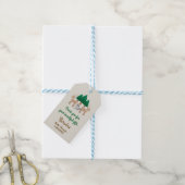 Mooie boslanddieren Label Cadeaulabel (Met Touw)