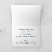 Mooie Bossen Vrolijk Kerstfeest Winter Schilderach Feestdagen Kaart (Binnen)