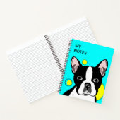 Mooie Boston Terrier Kinderen Notitieboek (Binnen)