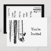 Mooie Bosvos Dieren Kunst Huwelijksjubileum Kaart (Voorkant / Achterkant)