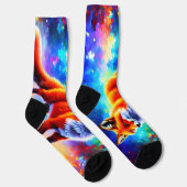 Mooie bosvos, rode kleur, wit sokken (Rechts)