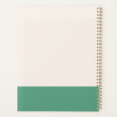 Mooie Botanicals Gepersonaliseerde Planner 2025 (Achterkant)