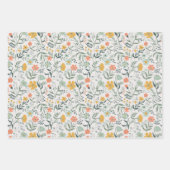 Mooie Botanische Bloemen Decoupage Gift Inpakpapier Vel (Voorkant 3)