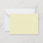 Mooie botanische bloementuin RSVP Note Kaart Notitiekaartje (Achterkant)