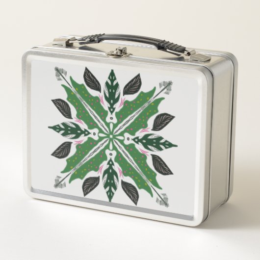 Mooie Botanische Groene Doodle Illustratie (Voorkant)