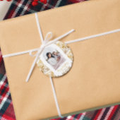 Mooie Botanische Lijsten Arch-kerstfoto Bedankjes Labels