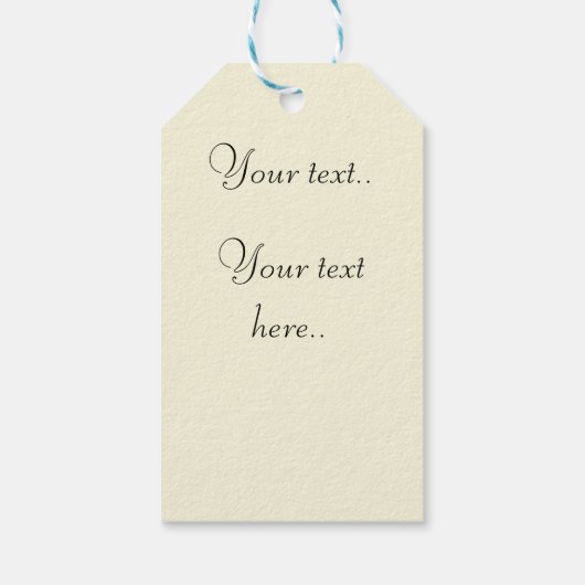 Mooie botanische Natuurlijke hand getrokken kunst Cadeaulabel (Achterkant)