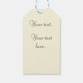 Mooie botanische roze Paarse schattige verjaardag Cadeaulabel (Achterkant)