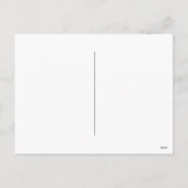 Mooie botanische waterverf kunst print briefkaart (Achterkant)