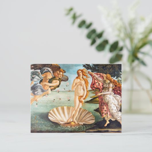 Mooie Botticelli Venus, gerepareerd Briefkaart (Staand voorkant)