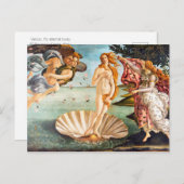 Mooie Botticelli Venus, gerepareerd Briefkaart (Voorkant / Achterkant)