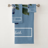 Mooie bouquet hortensia bad handdoek (Insitu)