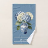 Mooie bouquet hortensia bad handdoek (Handdoek)