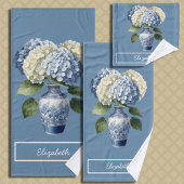 Mooie bouquet hortensia bad handdoek