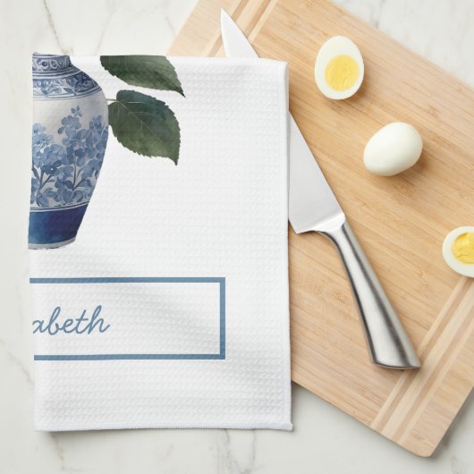 Mooie bouquet hortensia theedoek (Quarter Fold)