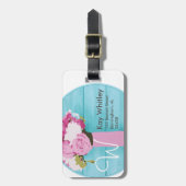 Mooie Bouquet van Bloemen Bagagelabel (Voorkant verticaal)