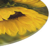 Mooie Bouquet van gouden zonnebloemen Snijplank (Hoek)