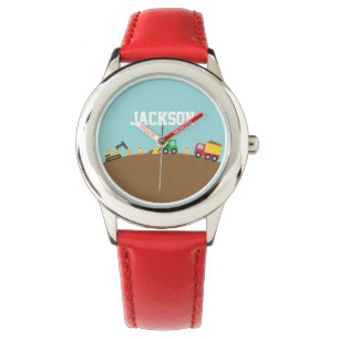 Mooie Bouwvoertuigen Voor Jongens Horloge