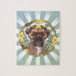 Mooie Boxer Dog puzzel