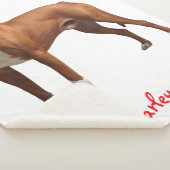 Mooie Boxer gepersonaliseerd Sherpa Deken (3/4)