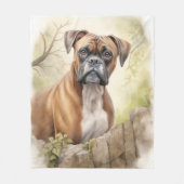 Mooie Boxer hond Fleece Deken (Voorkant)
