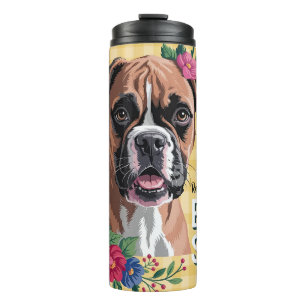 Mooie Boxer Hond Thermosbeker
