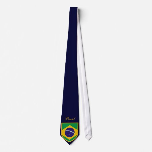 Mooie Braziliaanse vlag Stropdas (Voorkant)