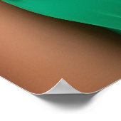 Mooie Braziliaanse vrouw Poster (Hoek)