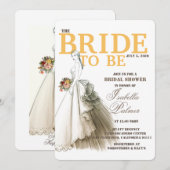 Mooie bridal-trekbriefingschotfunctie kaart (Voorkant / Achterkant)