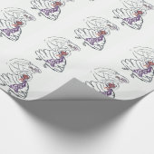 Mooie bride cadeaupapier (Hoek)