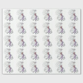 Mooie bride cadeaupapier (Vlak)