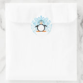 Mooie Bride Penguin 2010 Ronde Sticker (Tas)