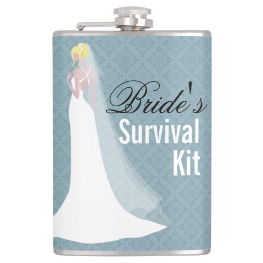 Mooie Bride Survival Kit Heupfles (Voorkant)
