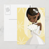 Mooie brides briefkaart (Voorkant / Achterkant)