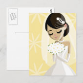 Mooie brides briefkaart (Voorkant / Achterkant)