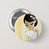 Mooie brides ronde button 5,7 cm (Voorkant /achterkant)