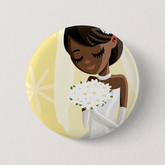 Mooie brides ronde button 5,7 cm (Voorkant)