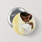 Mooie brides ronde button 5,7 cm (Voorkant /achterkant)