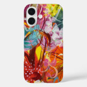Mooie Bright Floral iPhone Case 1 (Achterkant)
