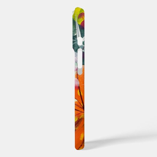 Mooie Bright Floral iPhone Case 1 (Achterkant / Links)