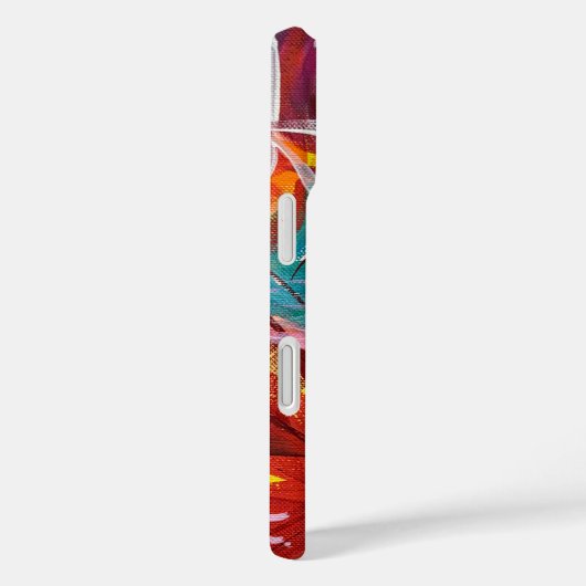 Mooie Bright Floral iPhone Case 1 (Achterkant / Rechts)