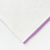 Mooie Brigitte met een regenboogdeken. Fleece Deken (Hoek)