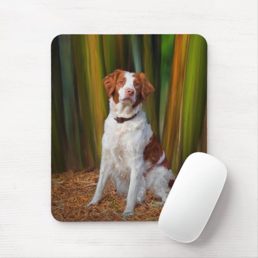 Mooie Brittany Mousepad Muismat (Met muis)