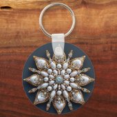 Mooie Broche Sleutelhanger (Achterkant)