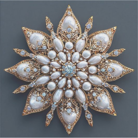 Mooie broche sticker (Voorkant)