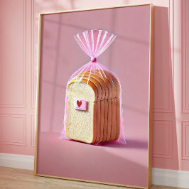 Mooie Brood Muur Kunst, Toast Liefhebber kunst, Ke Poster